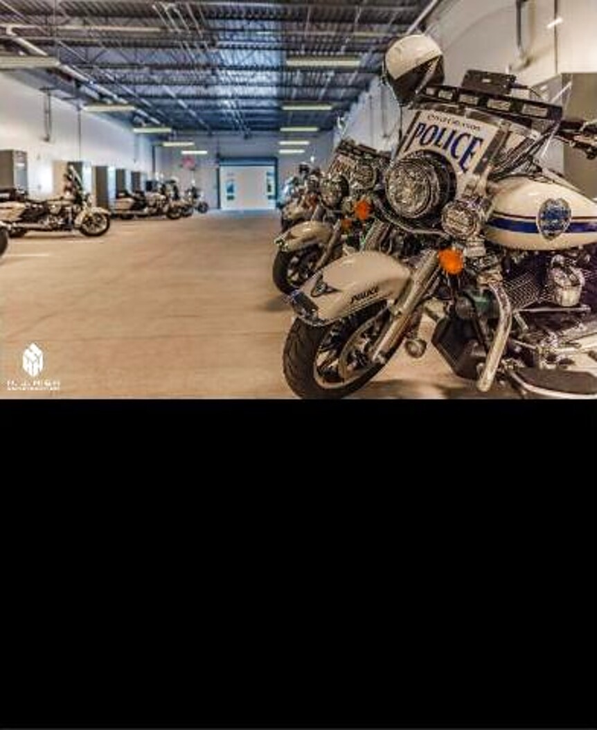 Orlando Police Department Headquarters interior — coatings by Plummer